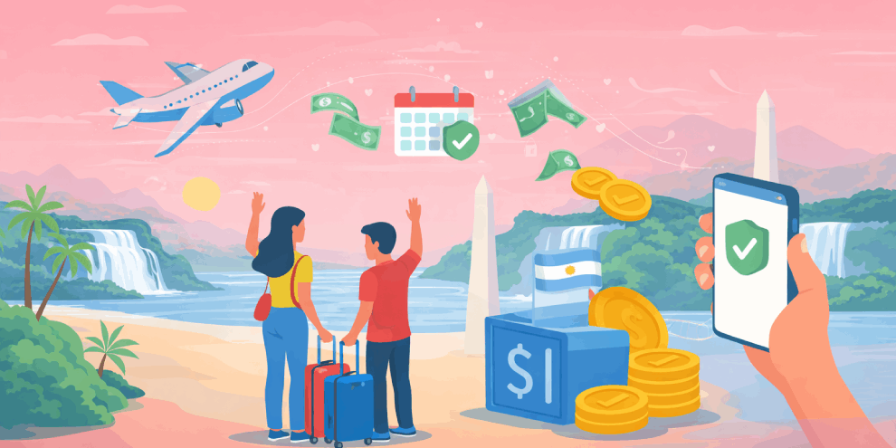 Vacaciones en Argentina: Cómo financiar tu viaje y pagarlo a la vuelta